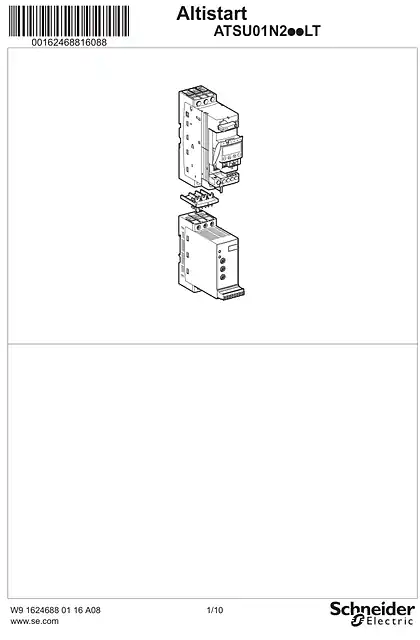 schneider施耐德Instruction sheet - ATSU01N2...LT
